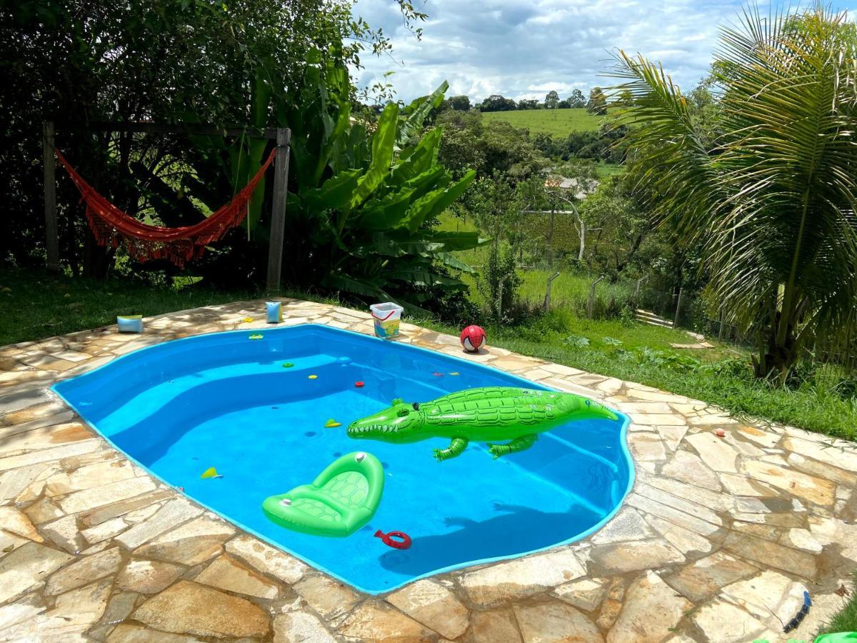 Casa Com Piscina Fundo Pra Represa E Ar Condicionado Casinhabrancadevaranda Ijaci Esterno foto