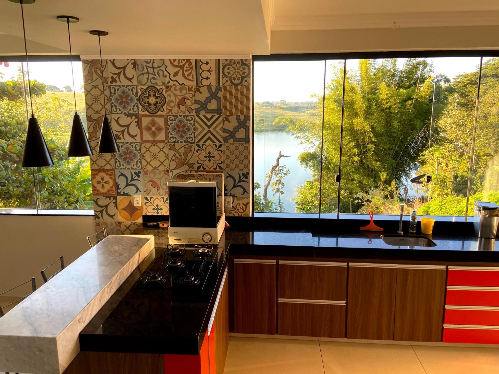 Casa Com Piscina Fundo Pra Represa E Ar Condicionado Casinhabrancadevaranda Ijaci Esterno foto